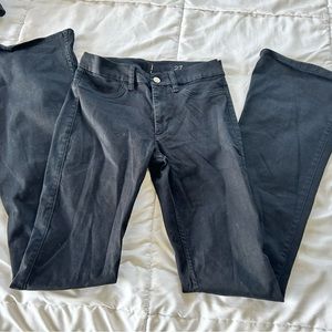 M.I.H Jean, black, kick flare